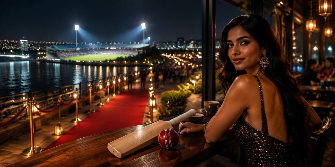 Enthusiastic cricket fans enjoying IPL matches on mobile devices in India